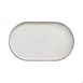 GET PA1605997706 Rustic Porcelain Serving Tray, 14.1" x 8.5", Rectangular Beige 1 image