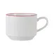 Mikasa 5305873 Bistro Cup, 3 oz Pinstripe Red Porcelain China Cup Smallware Tabletops Dinnerware 1 image