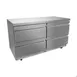 Asber AUTR 48 D4 P 48" 4-Drawer Undercounter Refrigerator, Stainless, Front Breathing, 16.7 cu. ft. 1 image