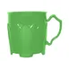 Dinex DX5000B75 - Fenwick Brightcares 8 oz Lime Green Plastic Mug, PP, Dishwasher Safe - Case 1 image