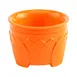 Dinex DX5200B24 - 5oz Orange Round Plastic Bowl 12" Diameter, Polypropylene, Dishwasher Safe- 1/Case 1 image