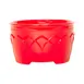 Dinex DX5300B05 - 9 oz Red Round Plastic Bowl, 12" Diameter, Dishwasher Safe, 0.5 Qt Capacity 1 image