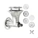 Hobart 22C/E-FS5PLT Funnel Throat Chop End Assy for #22 Hub Tin Cylinder Auger Knife 5 Carbon Steel Grind Plates 1 image