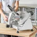 Centerline by Hobart EDGE10-11 - 10" Carbon Steel Meat Slicer, Belt Drive, Angle Feed, 1/2 HP, 120V 7 image