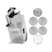 Hobart FP150-1B Benchtop Continuous Feed Food Processor with 15PLTSS-6PACK-SS, 14 lbs per/min, 1/2 hp 2 image