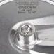 Hobart SLICE-5/16-SS, 5/16" Slicing Plate (8mm), Stainless Steel Knife 6 image