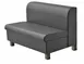 G & A QSU-S2-ESPRIT Restaurant Booth, Single 48"W x 25"D x 29"H, Upholstered with Esprit Vinyl, Wood Frame 1 image
