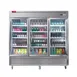 Westlake WKR-82BG Merchandiser Refrigerator – 72 cu ft, 81" wide, stainless steel, R290, 115V 1 image
