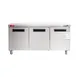 Westlake WKTR-72B 72" 3-Door Commercial Refrigerator Worktop, 17.7 cu. ft. Stainless Steel 1 image