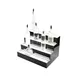 Beverage Air LBD3-36L 36" Three Tier Lighted Liquor Display, 27 Bottles 1 image
