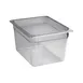 Concasse MCIP1220 1/2 Size Clear Polycarbonate Pan, 10-3/8" W x 12-3/4" D x 8" H, Stackable, NSF 1 image