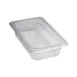 Concasse MCIP1406 - 1/4 Size Clear Polycarbonate Food Pan, 6-3/8" W x 10-3/8" D x 2-1/2" H 2.5" Deep 1 image