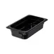 Concasse MCIP1406N Black Polycarbonate 1/4 Pan, 6-3/8" W x 10-3/8" D x 2-1/2" H, NSF Safe 1 image