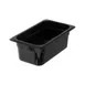 Concasse MCIP1410N - 1/4 Black Polycarbonate Pan, 6-3/8" W x 10-3/8" D x 4" H, Dishwasher Safe, NSF 1 image