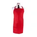 Chef Revival 2PBIARD Bib Apron, 32" x 32-1/2" Long, Red, Poly/Cotton Blend, Adjustable Neck Strap 1 image