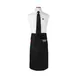 Chef Revival 2PWABK Waist Apron, 33" x 30" Long, 2 Pocket, Polyester, Black, Water Resistant 1 image