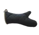 Chef Revival 2PX27BKBK Pyrotex Oven Mitt, 17" Elbow Length, Kevlar, Black/Beige Trim - 1 Pair/Bag 1 image