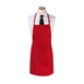 Chef Revival 3PBIAELRD Bib Apron, 26" x 31" Extra Long, 3 Front Pockets, Red, DuraSERV Polyester 1 image