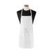 Chef Revival 3PBIAELWH Bib Apron, 26" x 31", White, Polyester, Neck Strap, 3 Front Pockets 1 image