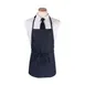 Chef Revival 3PBIANVFP Bib Apron, 26" x 23" Long, 3 Front Pockets, Navy Blue, DuraSERV Polyester 1 image