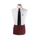 Chef Revival 3PWACBG Waist Apron, 25" x 11" Long, 3 Pocket, Burgundy, DuraSERV Polyester 1 image