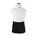 Chef Revival 3PWACBK Waist Apron, 25" x 11", 4 Pockets, DuraSERV Polyester, Fade-Resistant Black 1 image