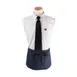 Chef Revival 3PWACNV Waist Apron, 25" x 11" Long, 3 Pocket, Navy Blue, Duraserv 100% Spun Polyester 1 image