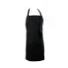 Chef Revival 412BA-BK Bib Apron, 29" x 34", Adjustable Neck Strap, Poly/Cotton, Black 1 image
