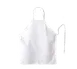 Chef Revival 600PS-NP Bib Apron, 27" x 32", White, DuraSERV 100% Spun Polyester 1 image