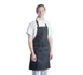 Chef Revival 601MAJ-BK Bib Apron, 27" x 33", Polyester Waterproof, Fire‑Retardant, Black Neck Strap 1 image