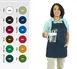 Chef Revival 602BAFH-BK Bib Apron, 28" x 25", 3-Compartment Pocket, EZ-Blend Twill Fabric, Black 1 image