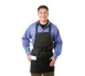 Chef Revival 602PS-BK Bib Apron, 27" x 24", 3 Pockets, DuraSERV Polyester, Black 1 image