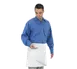 Chef Revival 603FW Waist Apron, 34" x 17", White, EZ-Blend Poly/Cotton 1 image