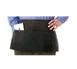 Chef Revival 605PS-BK Waist Apron, 24" x 12", 3 Pockets, DuraSERV Polyester, Black 1 image