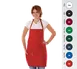 Chef Revival 612BAFH-BG Bib Apron, 28" x 27", 3 Pockets, Adjustable Neck, Poly/Cotton, Burgundy 1 image