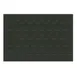 Chef Revival 64909 Rectangular Placemat, 13" x 19", PVC‑Coated Polyester Yarn, Black Grass Cloth 1 image