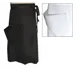 Chef Revival A005 Waist Apron, 30" x 30", White, EZ-Blend Poly Cotton Bistro Style 1 image