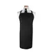 Chef Revival BIABK Bib Apron, 32" x 32-1/2" Long, Black, Cotton/Poly, Wide Neck Pen Pocket 1 image