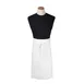Chef Revival CL2PWAWH Bistro Waist Apron, 33" x 30", 2 Pocket, White, DuraSERV Polyester 1 image