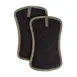 Chef Revival CL2PXSKBDBKBK Skillet Buddy Pot Handle Holder, 10" x 6", Pyrotex, Black/Beige - 1 Pair 2 image