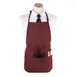 Chef Revival CL3PBIABGFP-1 Bib Apron, 26" x 23" Long, 3 Front Pockets, Burgundy, DuraSERV Polyester 1 image