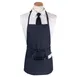 Chef Revival CL3PBIANVFP-1 Bib Apron, 26" x 23" Long, 3 Front Pockets, Navy Blue, DuraSERV Polyester 1 image