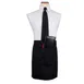 Chef Revival CL3PWACELBK-1 Waist Apron, 26" x 18-1/2", 3 Pockets, Black, Polyester 1 image