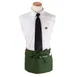 Chef Revival CL3PWACHG Waist Apron, 25" x 11" Long, 3 Pocket, Hunter Green, DuraSERV Polyester 1 image