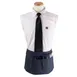 Chef Revival CL3PWACNV-1 Waist Apron, 25" x 11" Long, 3 Pocket, Navy Blue, DuraSERV Polyester 1 image