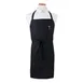 Chef Revival CLBIABK Bib Apron, 32" x 32-1/2" Long, Black, Poly/Cotton Blend 1 image