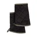 Chef Revival CLSLEEVEBKBE Protective Thermal Sleeve, 9" Elbow, Pyrotex, Black/Beige Trim - 1 Pair 1 image