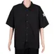 Chef Revival CS006BK-4X Cook Shirt, 4X-Large, Short Sleeve, Black, Poly/Cotton 1 image