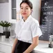 Chef Revival CS006WH-XL Cook Shirt, X-Large, Short Sleeve, White, Poly/Cotton, Front Snap Buttons 2 image