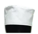 Chef Revival H002-R Chef's Pill Box Hat, Regular, Poly Cotton Blend, White With White Mesh Top 1 image